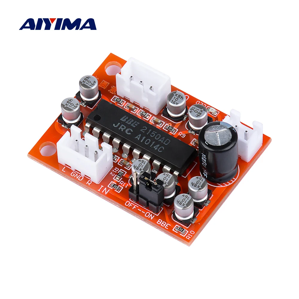 AIYIMA NJM2150 BBE Mini Tone Preamplifier Preamp Board Sound Effect Exciter Improve Tweeter Bass DIY Amplifier Audio Home Theate