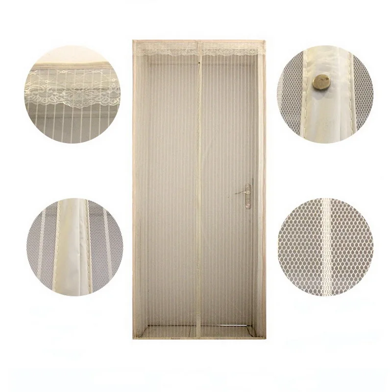 Mosquito Net Curtain Magnets Door Mesh Insect Sandfly Netting with Magnets on The Door Mesh Screen Magnets Hot