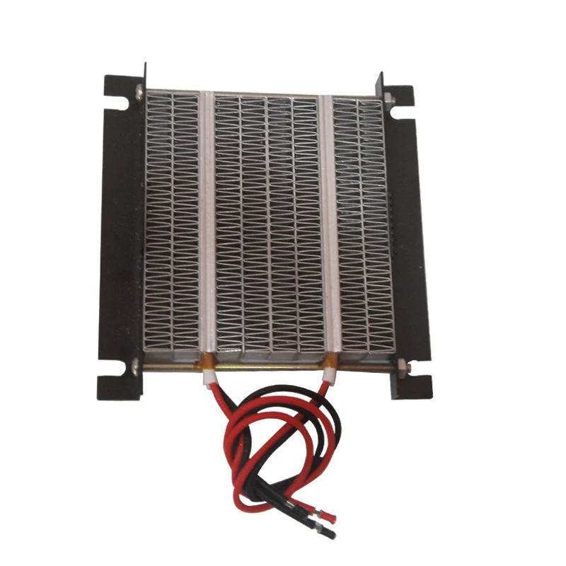 Elemento de Aquecimento do Ptc com Furo Preto do Metal Placa do Calefator Condução do Calor 12v 150w 12v 300w 24v 250w 24v 500w 1pc