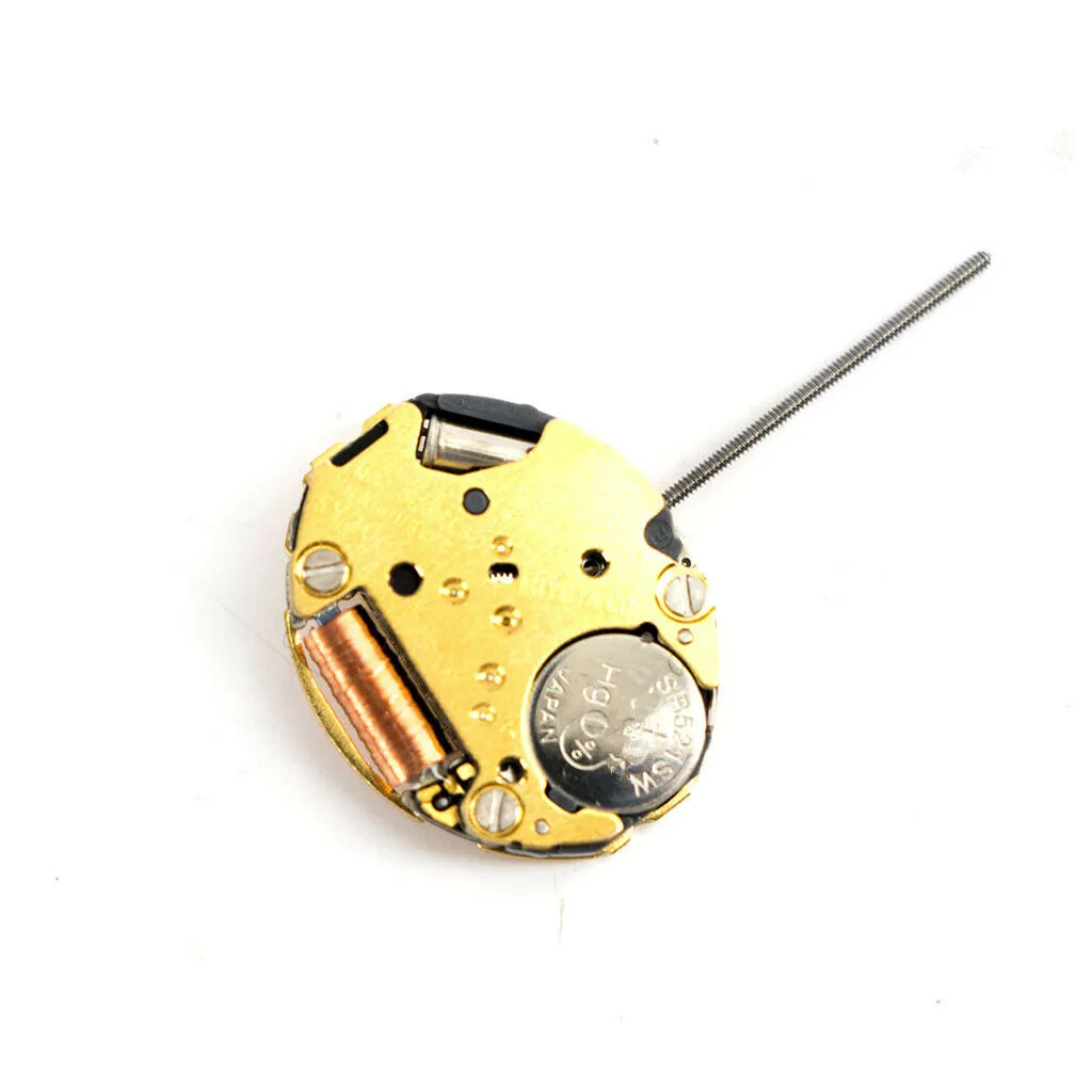 Movimiento de reloj de cuarzo con batería y vástago para Miyota 5Y20, 2,6mm de espesor, 2 manos (hora/minuto), accesorios