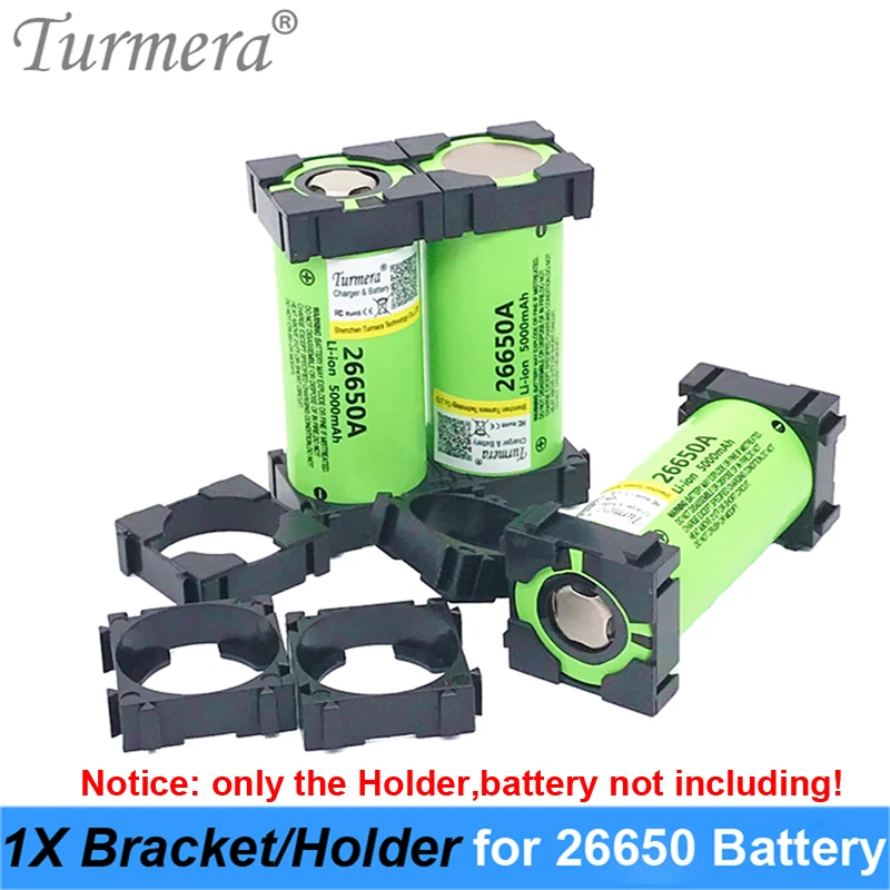 26650 Holder 1x Lithium Battery Triple Holder Bracket For Diy Battery Pack High Quality for 26650 Battery Pack Use 10Pieces/Lot