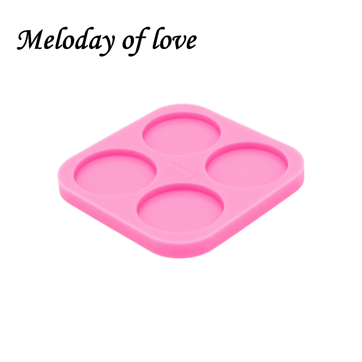 Glossy Circle Epoxy Resin on Top Phone Grip Molds Silicone Mold Diy Making Fits on Badge Reel DY0451