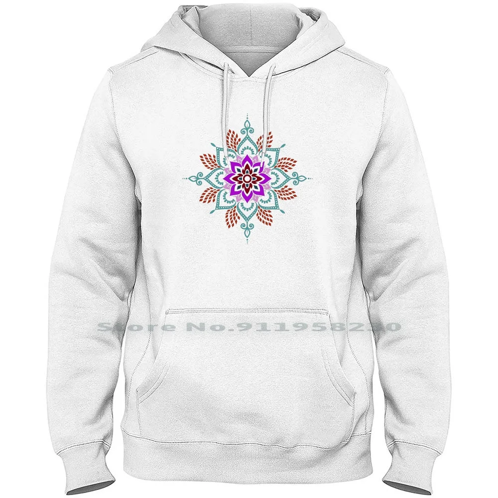 

Art Mandala 1 Men Women Hoodie Pullover Sweater 6XL Big Size Cotton Mandala Art Fashion Trendy T Shirt