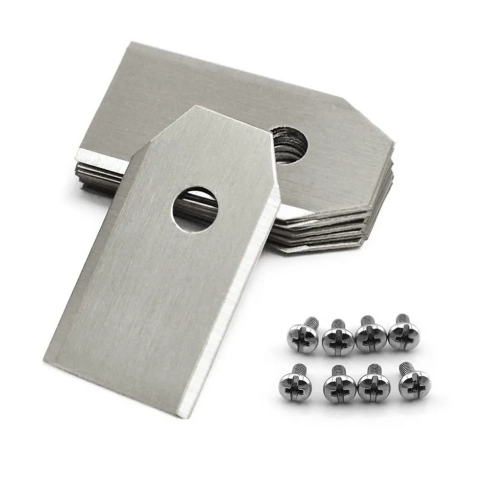 Imagem -05 - Lâmina de Substituição do Cortador de Robô Durável Lâmina Anti-ferrugem para Husqvarna Cortador de Grama de Jardim Novo 35*18*0.75 mm 30 Pcs