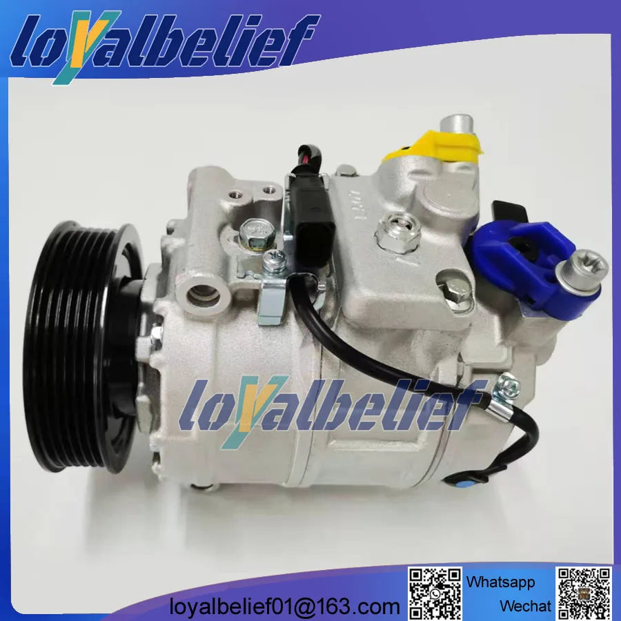 7SEU17 Car AC Compressor For AUDI For VW T5 Transporter Multivan/Amarok 437100-7250 7E0260803G 4471502936 4471502930 447150-1522