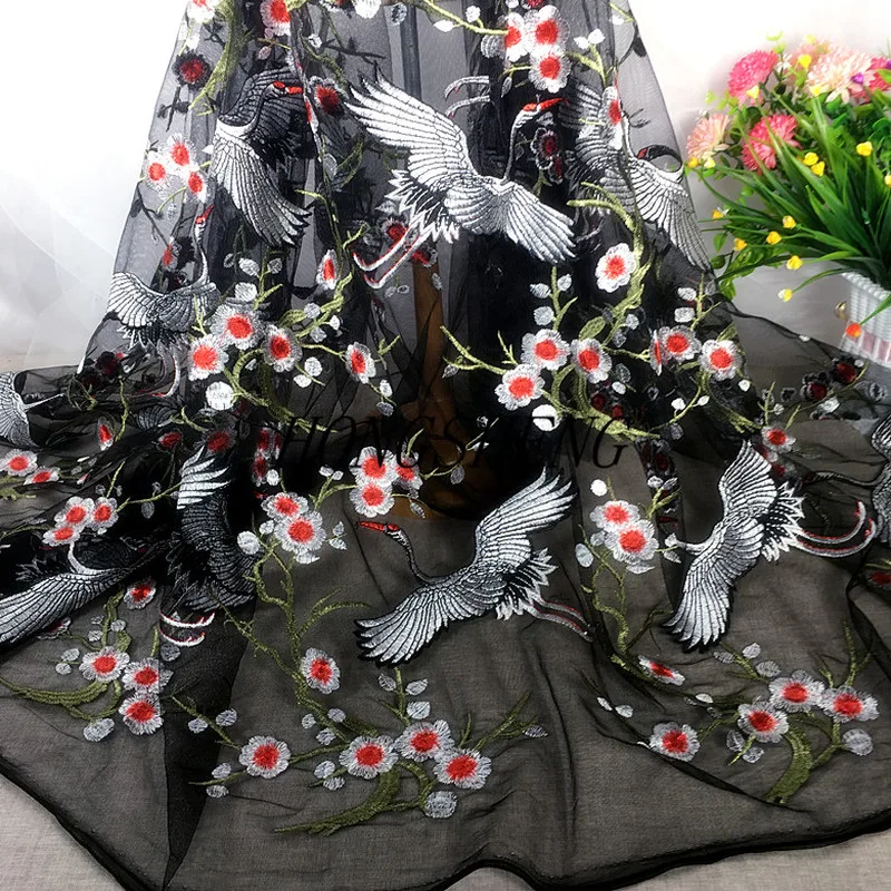 2 цвета, сетчатая вышитая кружевная ткань для платьев, аксессуары для девочек