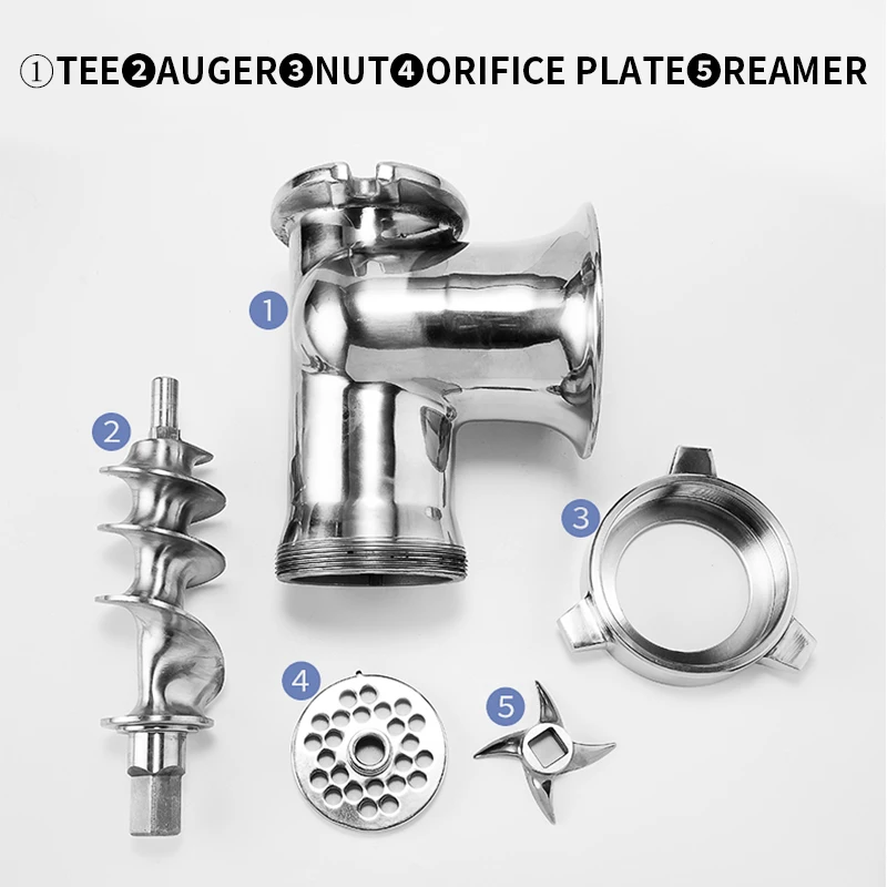 

Multifunctional commercial electric meat grinder 2200W butcher shop with automatic mincer for frozen meat, vegetable mincer