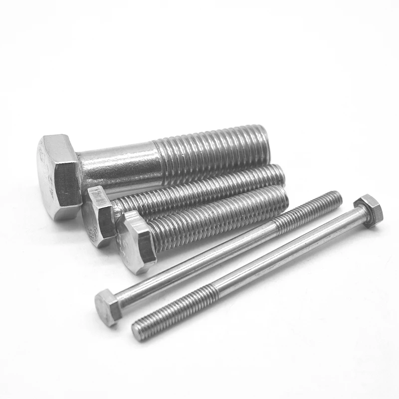 

5PCS SAF 2507 Duplex Stainless Steel HEXAGON SCREWS FULLY THREADED BOLTS High Stress Resistance and Mechanical Strength