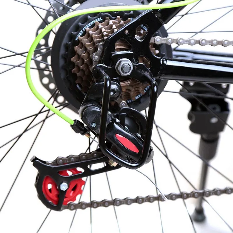 Bicycle Rear Derailleur Hanger Chain Gear Guard Protector Cover Mountain Bike Cycling Transmission Protection Iron Frame