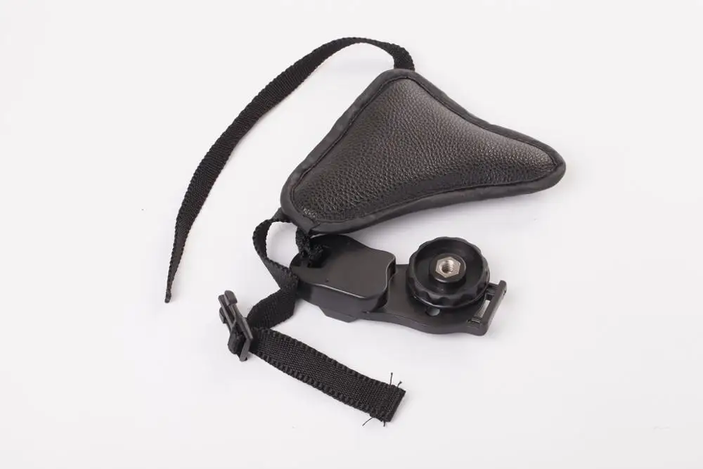 Профессиональный мягкий держатель-ручка из искусственной кожи с ремешком с отверстием для винтов для Canon/Nikon SLR Аксессуары для камеры черный