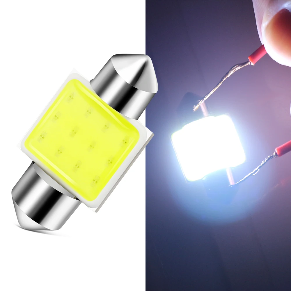 31mm Car LED Interior Reading Lamp for Renault Clio Megane Scenic Twingo Kangoo kwid Symbol Trafic Kaptur Kadjar Arkana