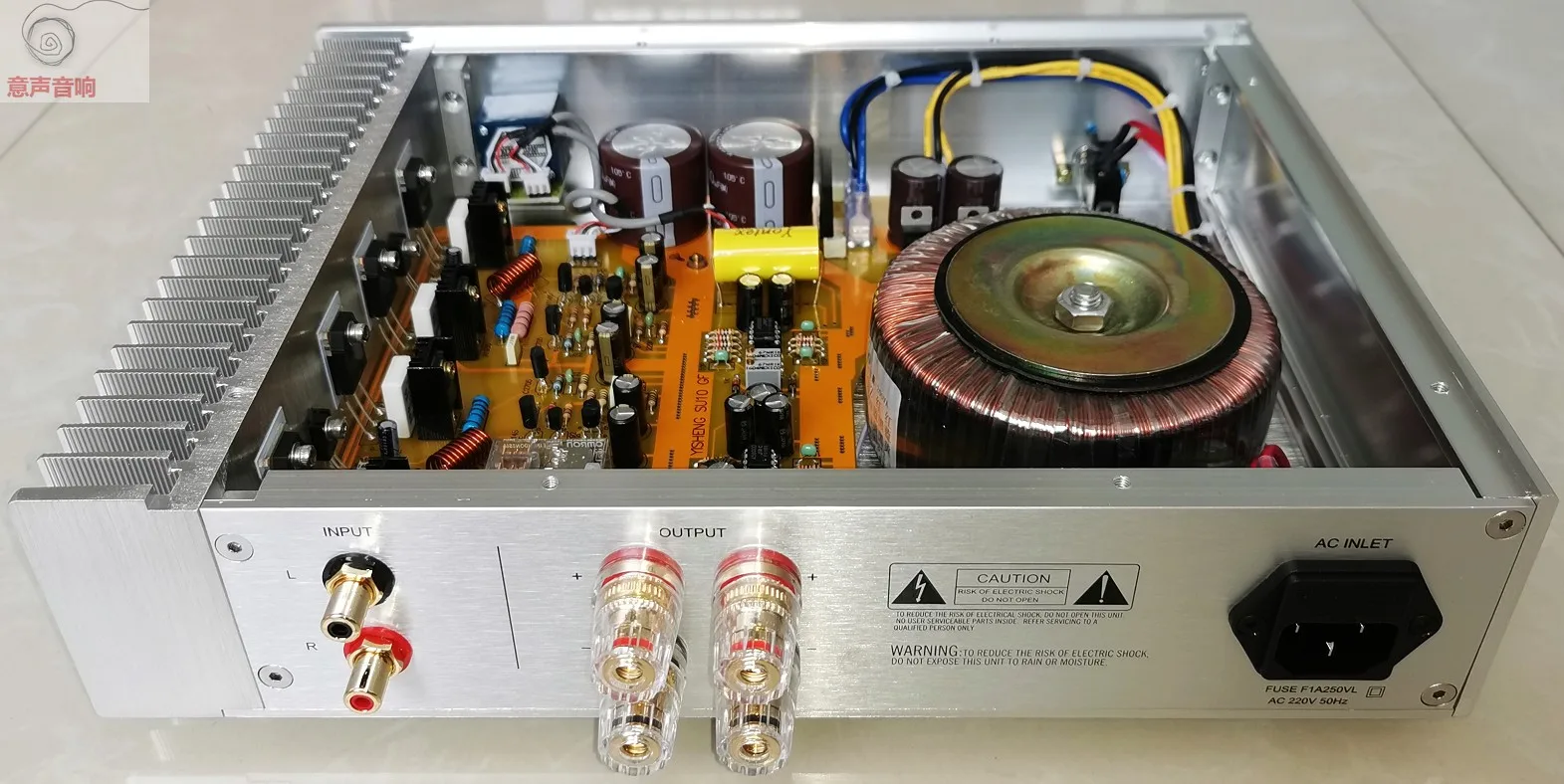 New arrive good sound combined Desktop hifi power amplifier  NJW0281G NJW0302G JRC4580DD 100W+100W