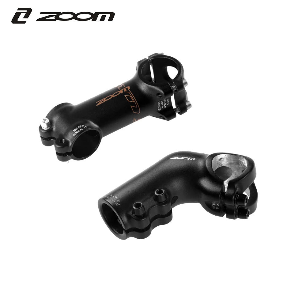 ZOOM Child Bike Handlebar Rise Ultralight C614 25.4mm Mountain Bicycle Stems City Bike Stem Bike Parts