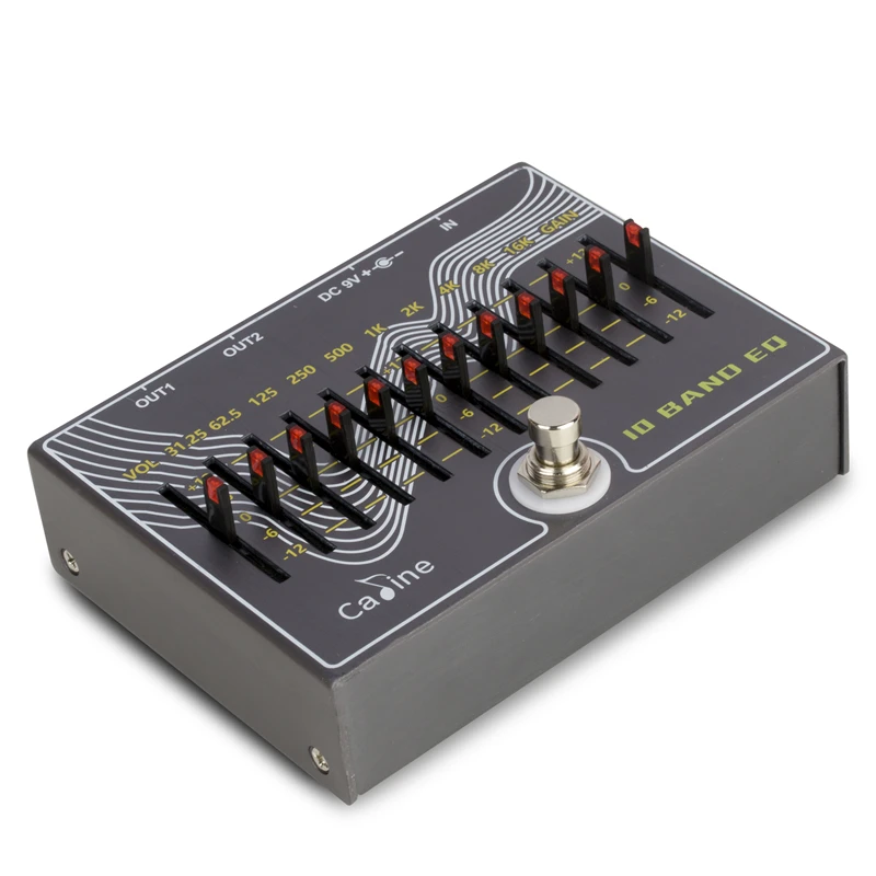 Imagem -05 - Band eq Guitar Effect Pedal Volume e Ganho Verson 3.0 Caline-cp81 10