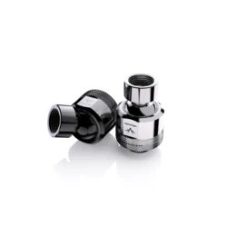 Granzon GD-X G1/4''Multi-direction Rotary fittings 90/45 degree split water cooling fitting Adapter Male to Famale Connector
