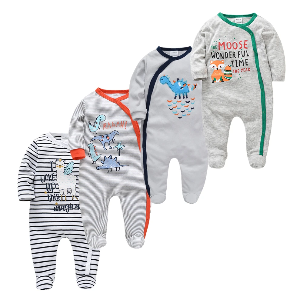 

2021 Roupas bebe de New Baby pajamas Boy Pijamas bebe fille Cotton Breathable Soft ropa bebe Newborn Sleepers Baby Pjiamas