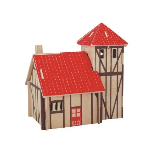 Piramigo 3D Mini Mill House Wooden Model