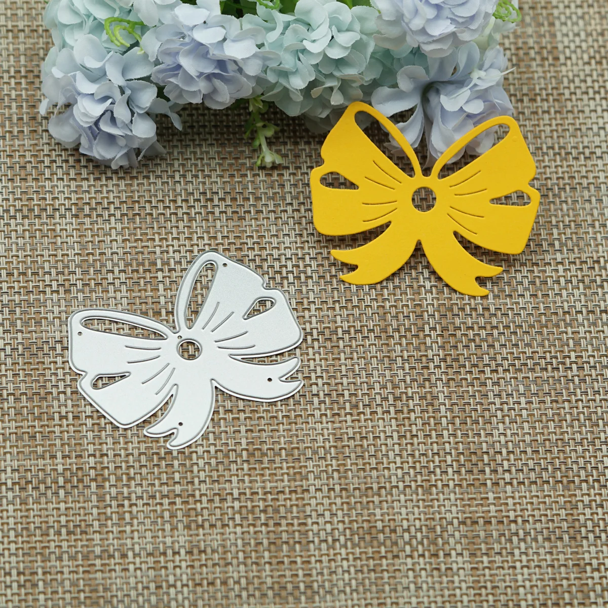 Para Scrapbooking Arco Bowknot Padrão Corte Matrizes Papercraft Cortador Metal Stencil Foto Cartão Álbum Clipart DecoratingEmbossing