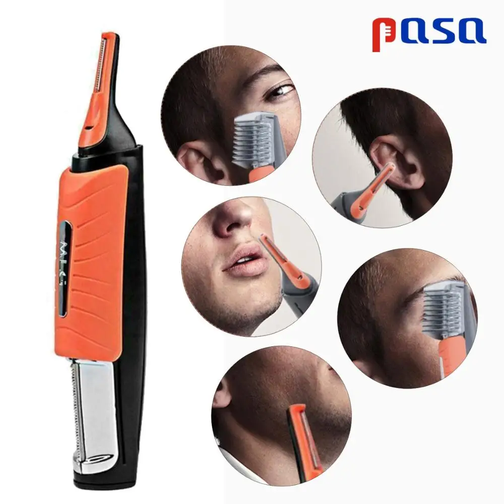 LED Light Multifunctional Nose Hair Trimmer Men Eyebrow Ear Hair Removal Haircut Machine Personal Face Care Shaver