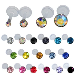 100pcs Bioplast Flexible Labret Stud Lip Piercing Ring Ear Cartilage Tragus Helix Piercing Fashion Unisex Body Jewelry Wholesale