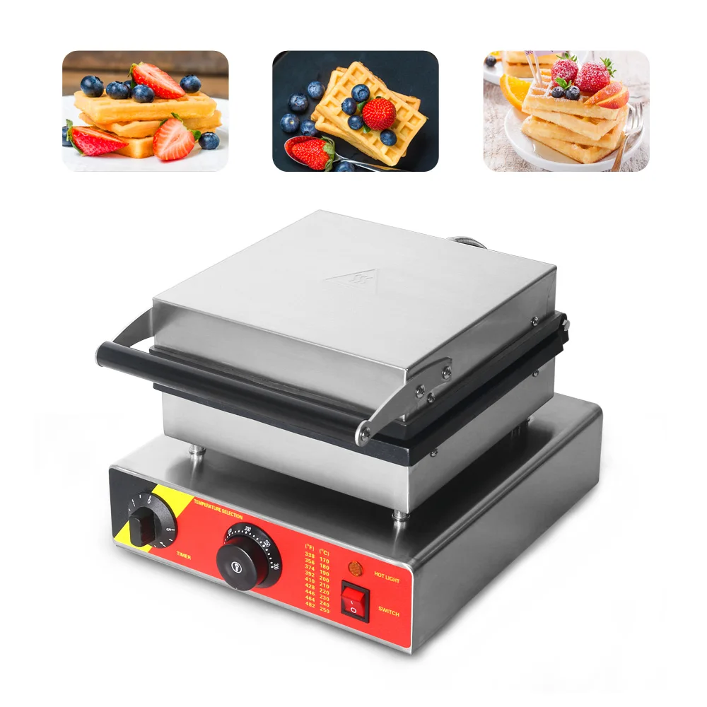 ITOP Waffel Maker Elecrtic Waffeln Maschine 2 Pcs Rechteckigen Kommerziellen Muffin Maschine Nicht Stick Frühstück Maschine 110V 220V