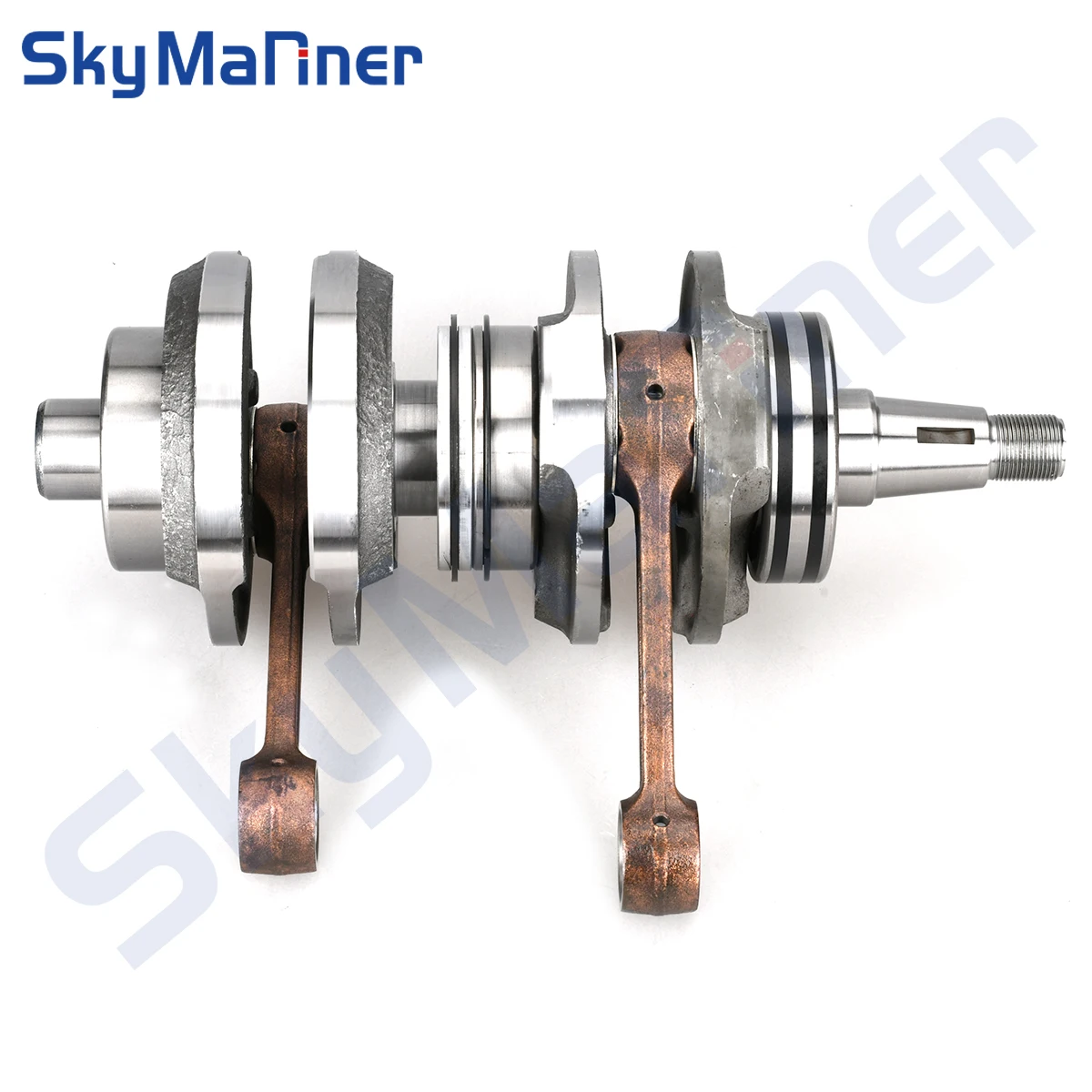 66T-11400 Crankshaft Assy For Yamaha Outboard Engine 40HP 40X 2 Stroke 66T-11400-01 66T-11400-01 boat engine parts