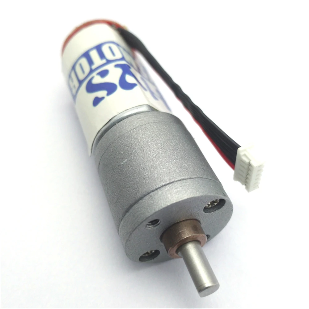 JGA20-180 DC Encoder Motor Electric 12V Metal Gear Motor Signal Feedback Reverse Reduction Speed DIY Engine