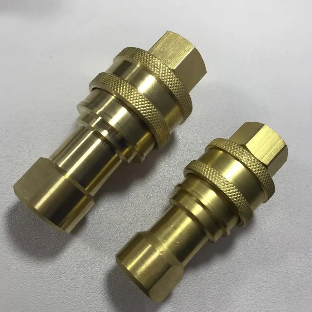 Imagem -06 - Iso 7421b Serie Bspp ou Npt Rosca de Bronze Hidráulico Rápido Acoplamento
