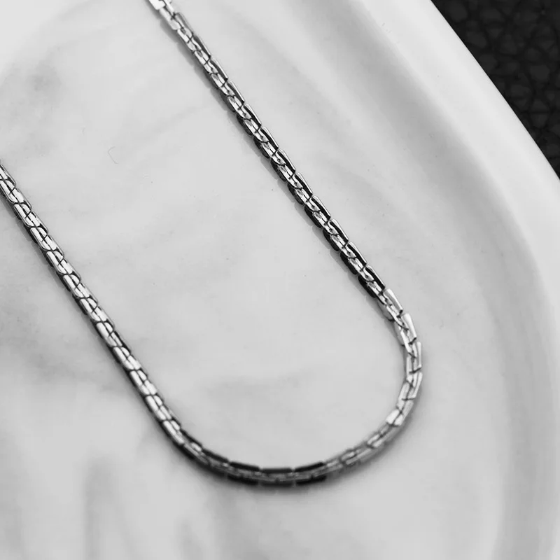 Fashion Titanium Steel Blade Chain Popular Necklace Men And Women Stainless Steel Chain Hot Sale