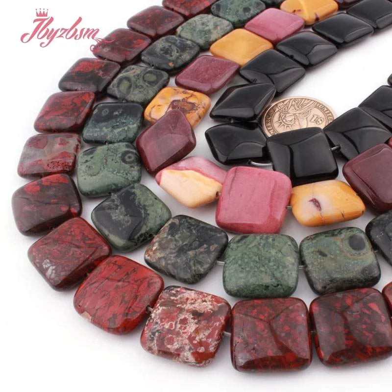 

Бусины россыпью из натурального камня для изготовления ожерелья, браслета, сережек, ювелирных изделий «сделай сам», 20 мм