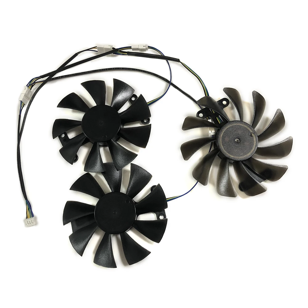 3Pcs/Set Yeston RX580 8G D5 Game ACE PA GPU Cooling Fan GA91S2H For Yeston RX 580 Cards As Replacement