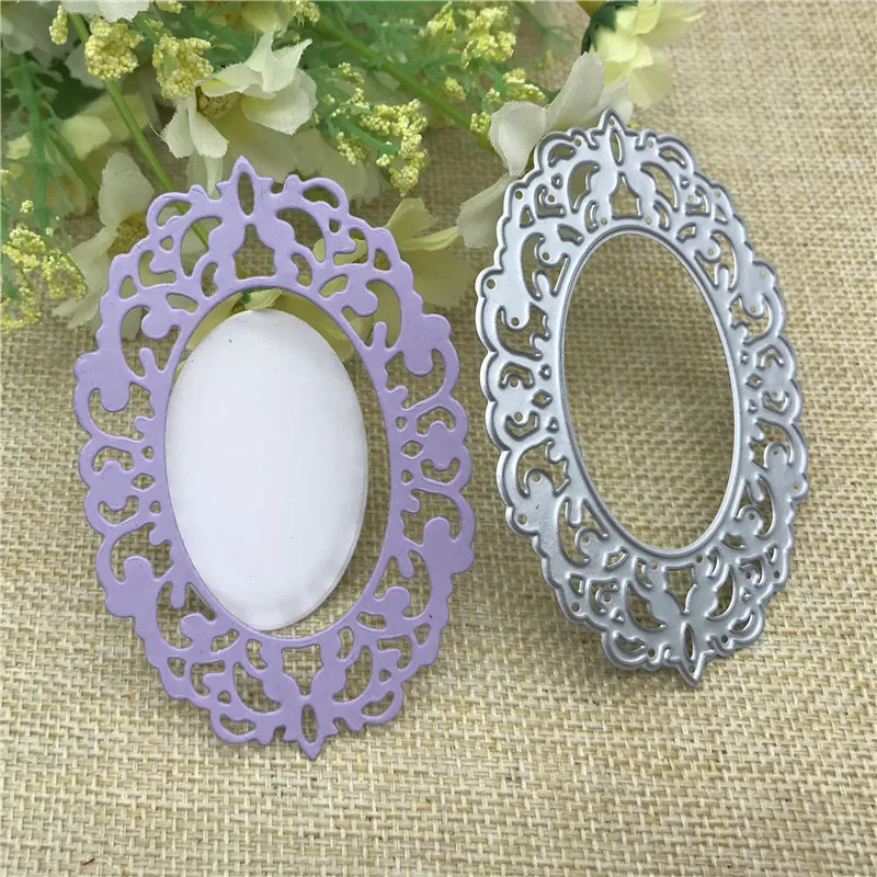 Frame Lace Metal Die Cutting For Household DIY Scrapbooking Photo Album Decorative Embossing Folder Paper Cards