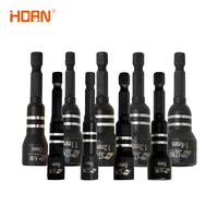 3/4/6/9pcs Hex Magnetic Socket Wrench Socket Electric Drill Tool Accessories Auto Repair Tool Impact Extension & Socket Adapter