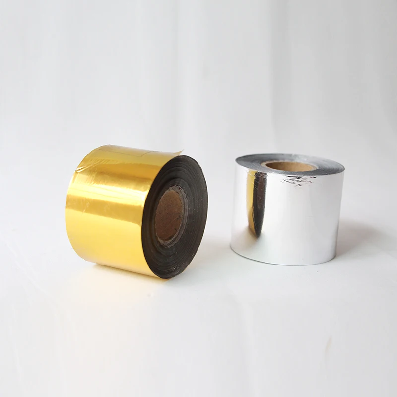 6CM 120meter/Rolls Gold Silver Hot Foil Stamping Paper Craft Paper 12colors branding iron hot Heat press machine