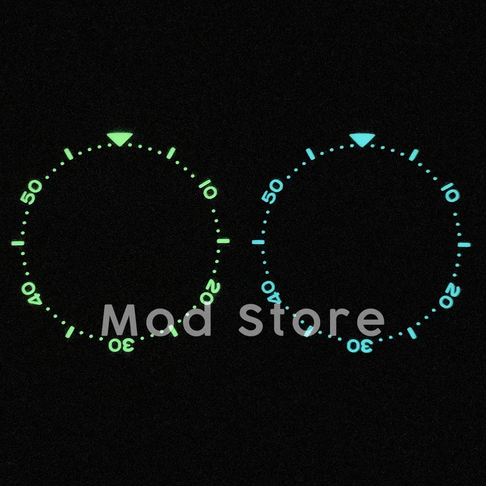 NEW Finish Flat 38mm BGW9 Lume C3 Lume Top Quality Ceramic Bezel Insert SKX007/SKX009/SKX011 Mod Super Green Blue Black