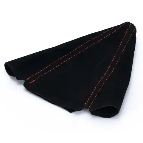 16mm universella växelspakskragar i mocka, kolfiber, manuell växelspaksknopp, växelspaksskydd, damask 10 best sales växelstövel - №6