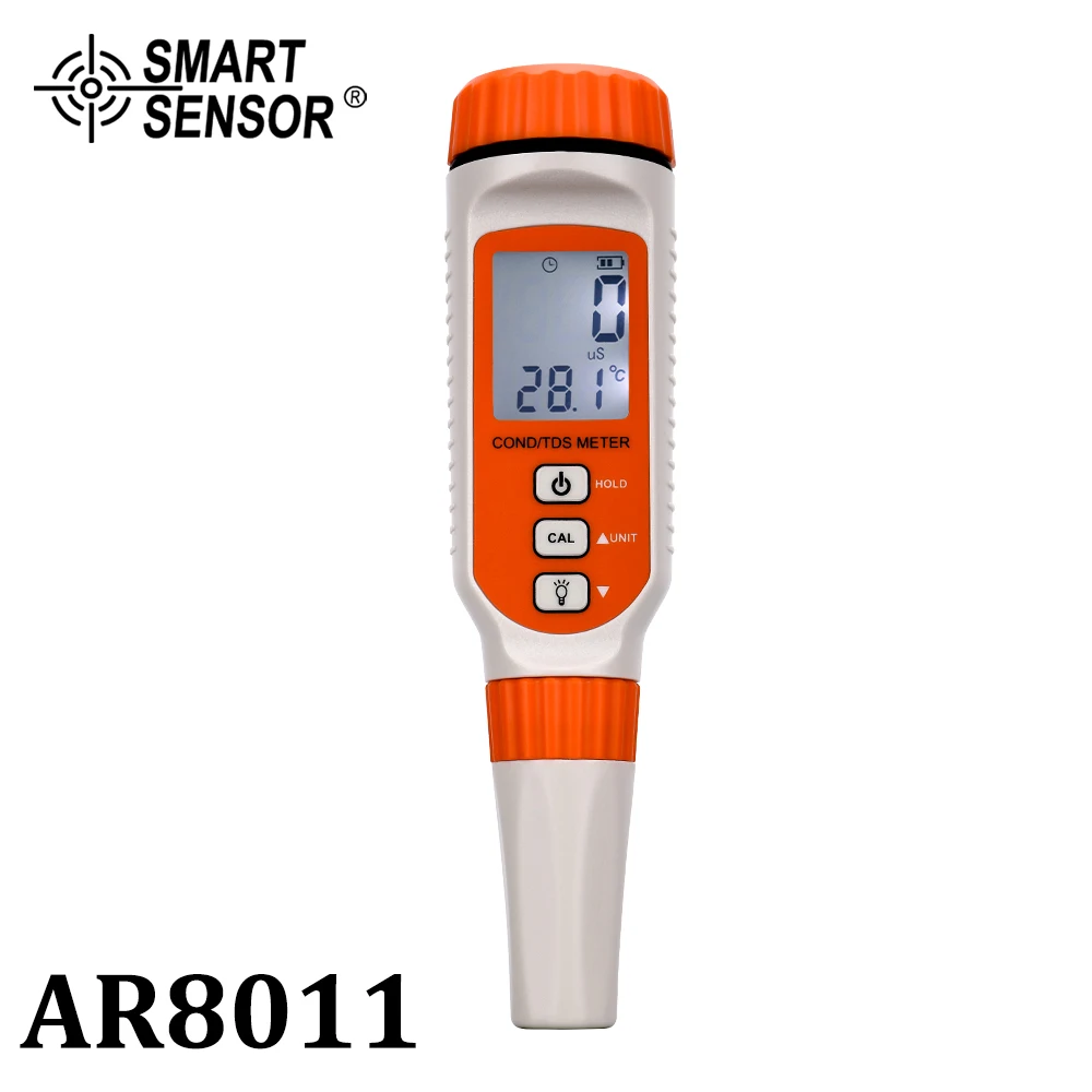 Professional Digital Water Quality Meter Conductivity Analyzer Total Dissolved Solid TDS/COND TEMP Temperature Tester AR8011