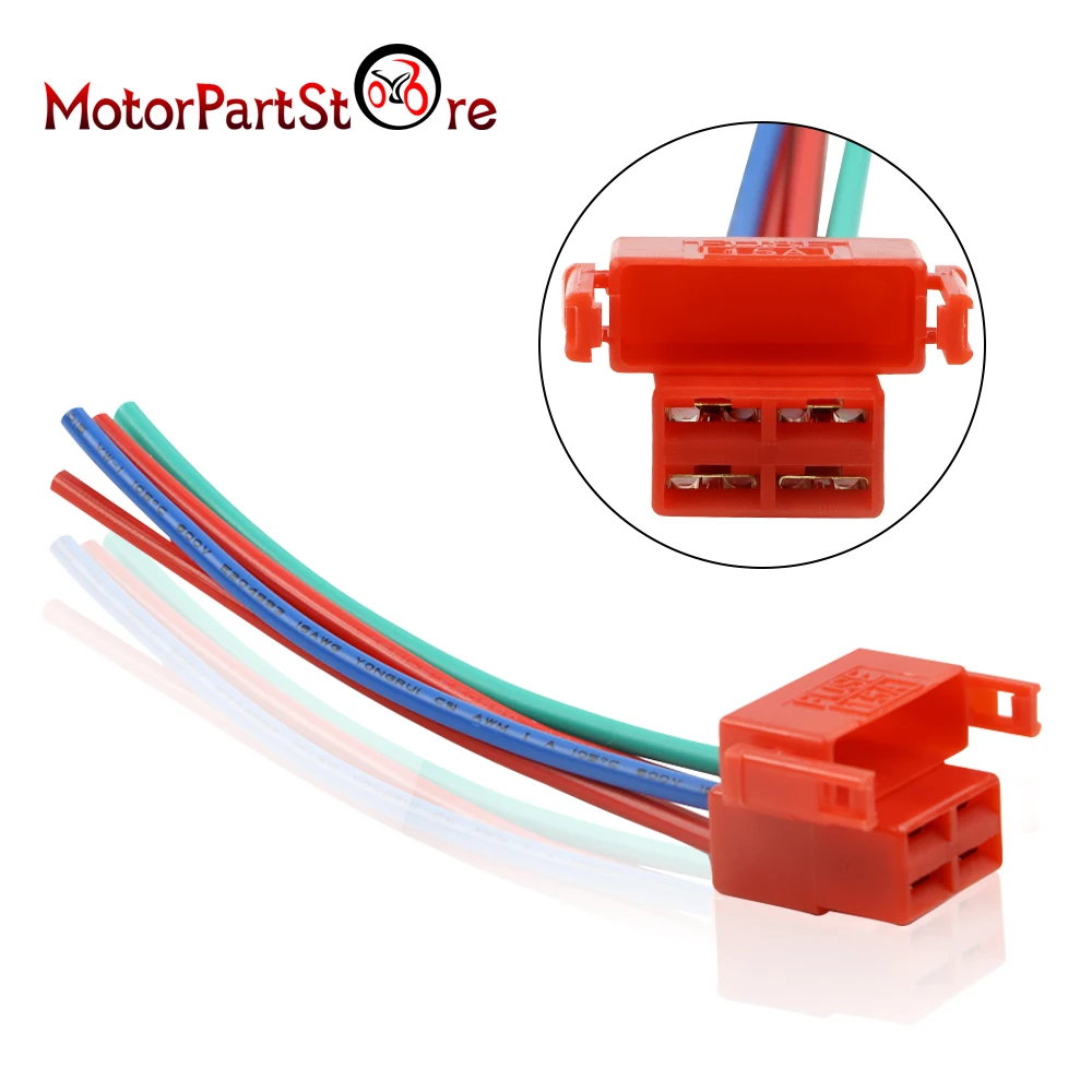 Starter Solenoid Relay Plug Connector Wiring Harness for Honda CBR600 CBR900 CBR929 CBR954 CBR1100XX VTR