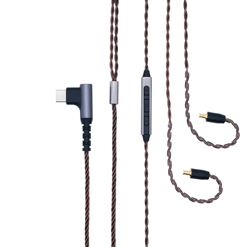 سلك سماعة أذن DIY كابل A2DC OFC مع/بدون ميكروفون