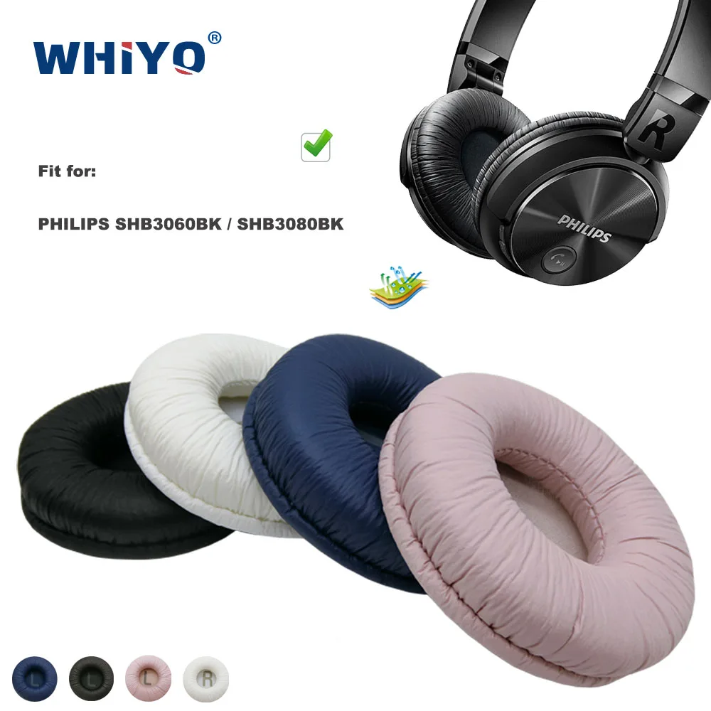 

Replacement Ear Pads for PHILIPS SHB3060BK SHB3080BK Headset Parts Leather Cushion Earmuff Headset Sleeve Cover