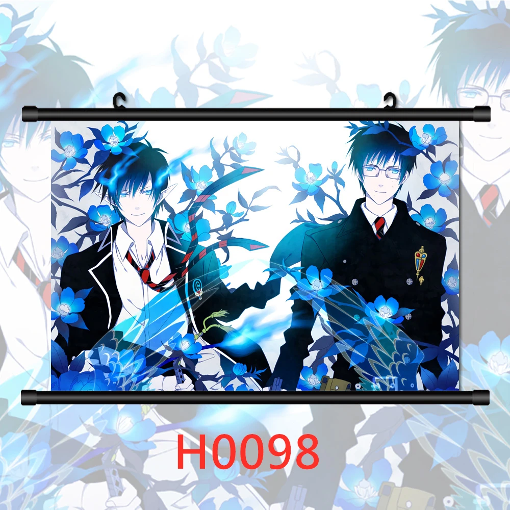 WTQ Blue Exorcist Okumura Yukio Rin Retro Poster Canvas Painting Anime Posters Wall Decor Wall Art Picture Room Decor Home Decor