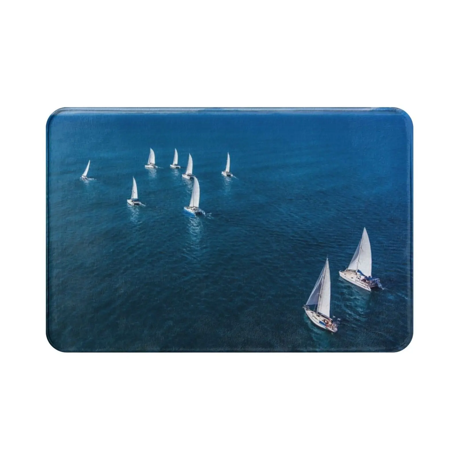 Regatta Carpet Mat Rug Cushion Adventure Aerial Blue Boat Boating Catamaran Cloud Competition Crew Cruise Extreme Fast