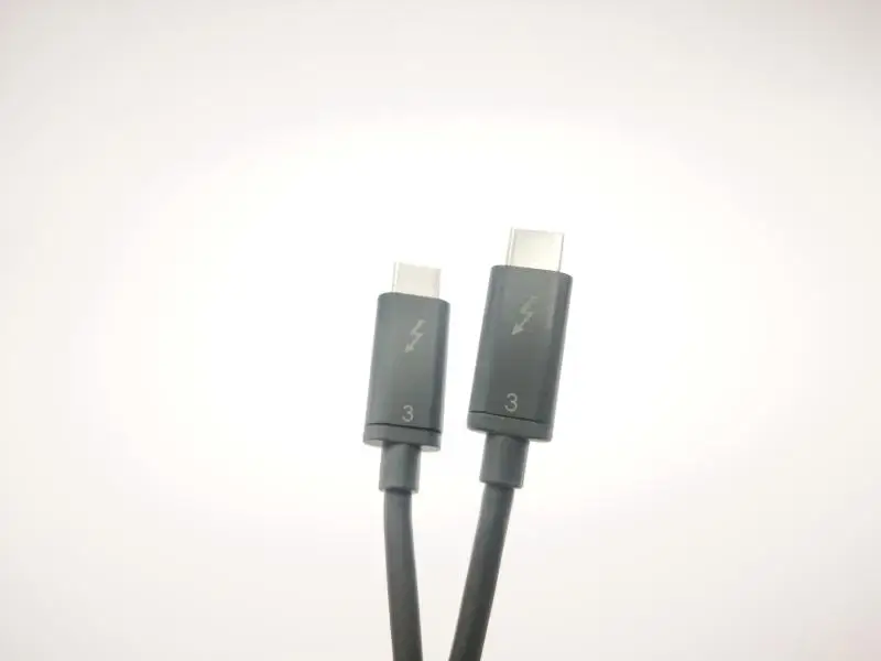 50cm hanno usato 60W 3A per il PC Intel ha certificato il cavo di Thunderbolt 3 40Gbps Gen 2 USB-C tipo cavo di C