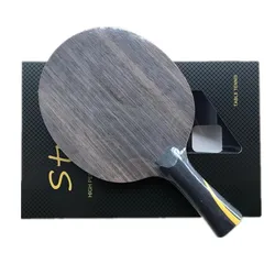 Stuor-raqueta de ping pong de madera pura, raqueta de tenis de mesa, paleta especial, salida de carbono de dos lados