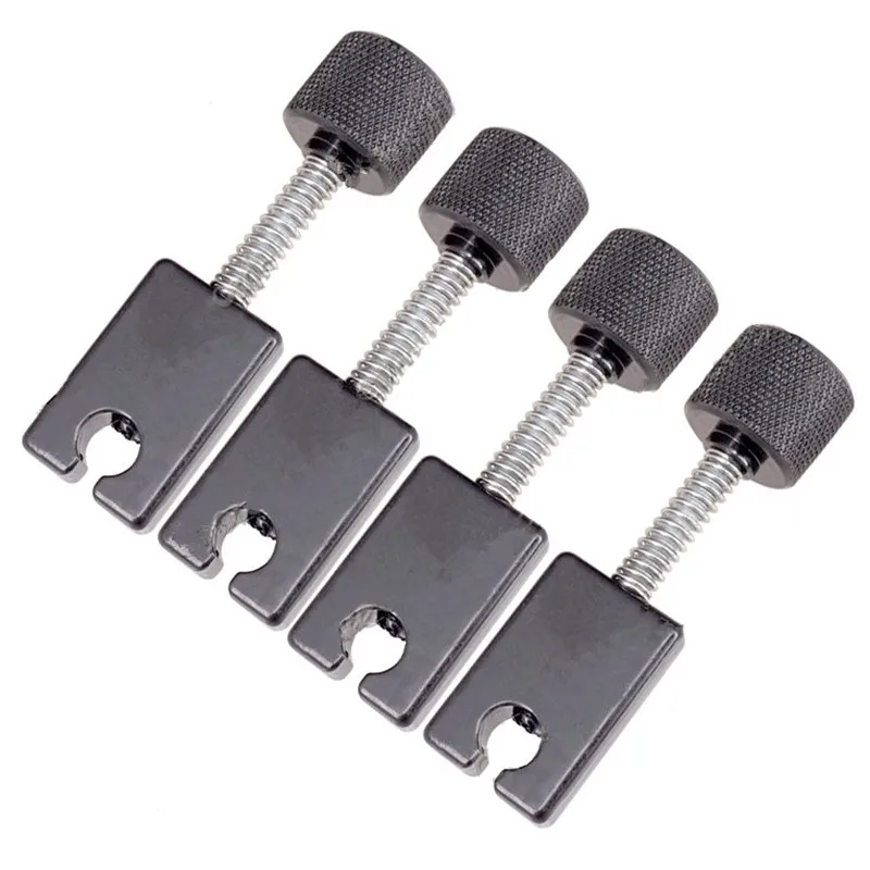 1Pcs Schwarz Bass Gitarre Brücke Sattel Headless Ersatz Musical Instrument Zubehör Teile – Detail 1