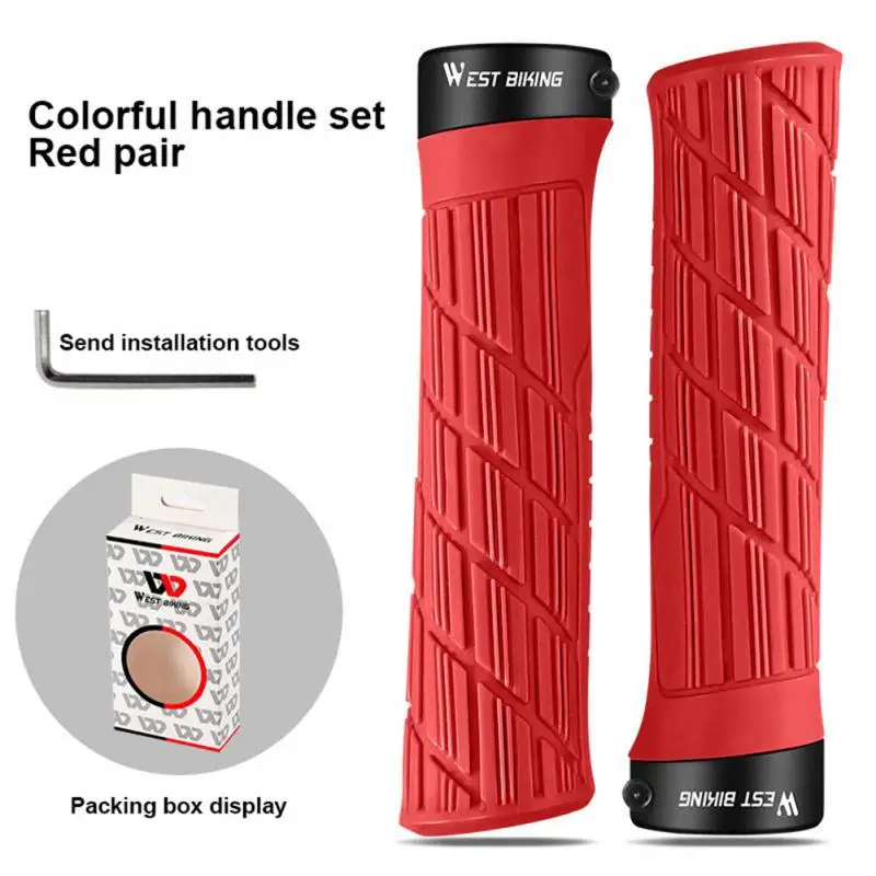 Cycling Bicycle Grips Road Bike MTB Handlebar Cover Grips Bicycle Non-slip Comfortable Grip Shock Absorption Grip Bicycle Parts