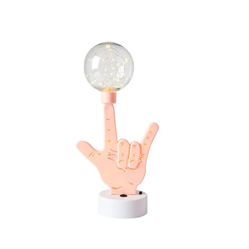 Gesto amore LED Neon Light Sign con telecomando confessione creativa Wedding Nightlight Party Decor Room Table Gift