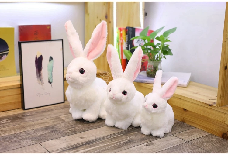 creative rabbit plush toy lovely rabbit soft doll kids toy birthday gift h0074