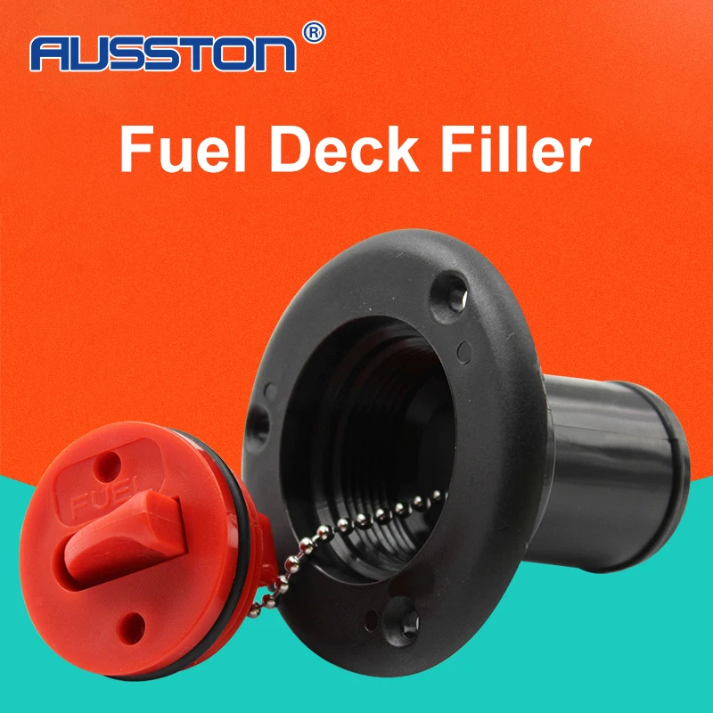 Nylon Plastic Fuel Deck Filler UV Stabilized Marine Hardware of Fuel 1.5Inch 38mm Boat Motorhome Yacht Caravan Camper Vans Truck