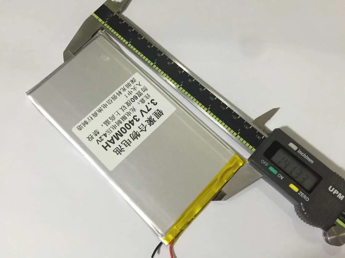 buy more will cheap  polymer li-ion battery 3.7 V 3072140 3400 mah tablet mobile power supply lines and durable electronic pr